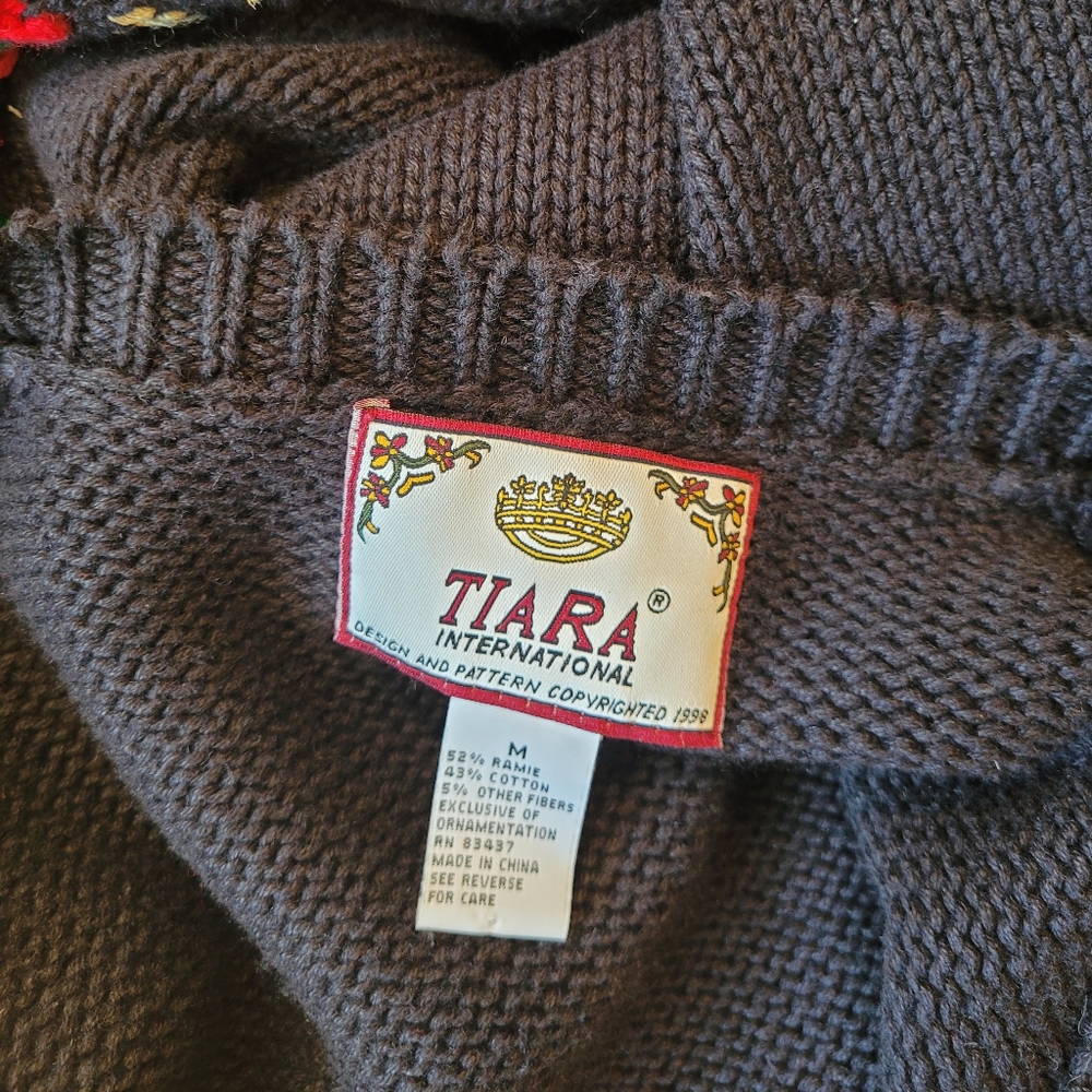 Vintage Grandpa Ugly Christmas Sweater Vest Med - Picture 3 of 7